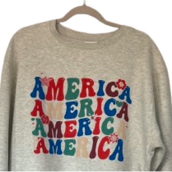 Pacific & Co Classic Crewneck Sweatshirt Retro America multicolor Size 2XL - Picture 2 of 11